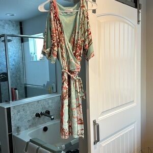 Jessica Simpson wrap floral dress